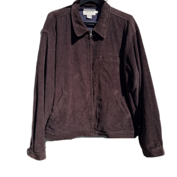 J Crew jacket full zip corduroy brown XL - Picture 4 of 13